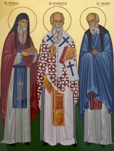 св.Никодим(справа в синем)